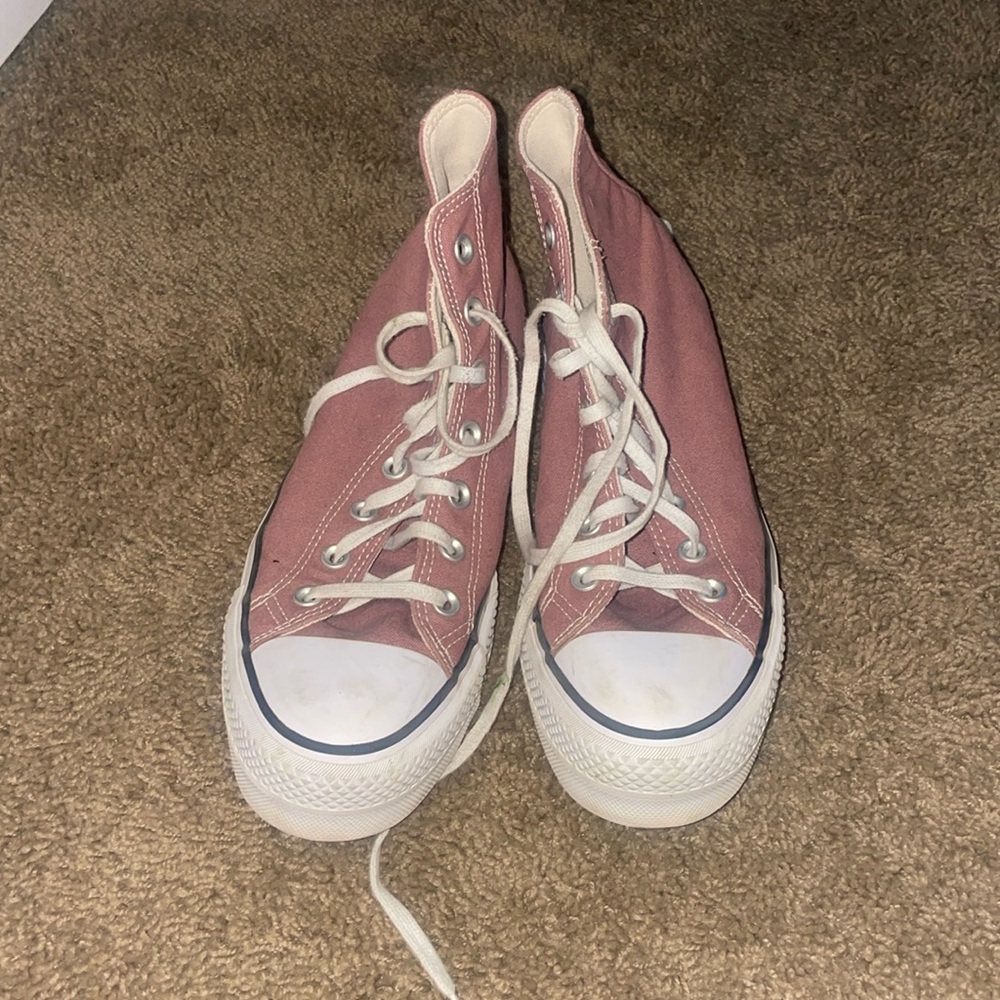 Mauve purple platform converse